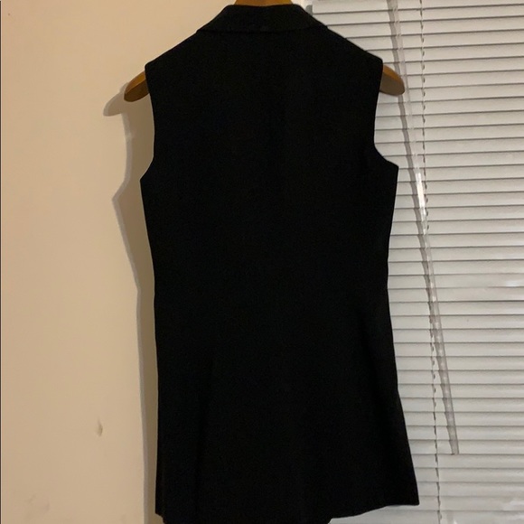 Sleeveless black button tunic size 12 Jones NY - Picture 4 of 6